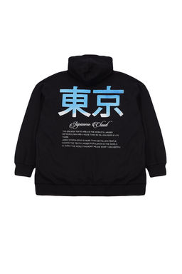 TRENDYOL MAN Buyuk Beden Siyah Oversize/Genis Kesim Kapusonlu Sweatshirt TMNAW25AO00002 - Trendyolmilla фото 6