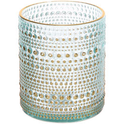 Цена за 4 шт. Подсвечник "Хрустальный блеск" 8,5*10 см, Голубой