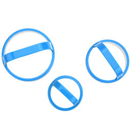 Форма для печенья из нержавеющей стали Круг набор 3 штуки д7,5х2,5см; д6х2,5см; д5х2,5см, пластмассовый корпус, с ручкой, в блистере (Китай) - Домашняя мода фото 2