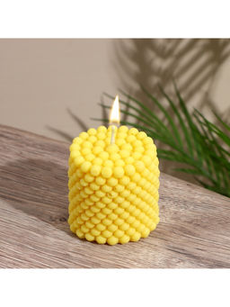 Свеча "Столб шарики" 6х6х7 см, соевый воск МИКС