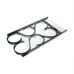 Арка садовая, 230×120×51 см, для вьющихся растений, металлическая, зелёная