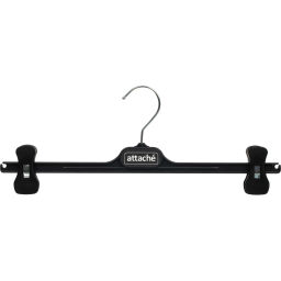 Вешалка-плечики VP_с прищепами Attache,С018 (37), пласт, чер, 370мм р 48-50