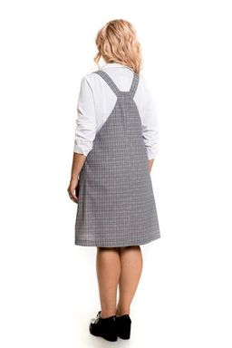 Сарафан 903 серая клетка - Novita фото 4