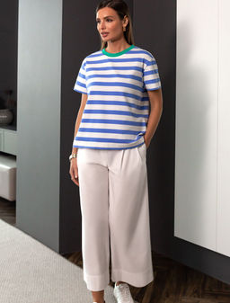 Футболка из премиального хлопка с эластаном - Vilatte фото 5