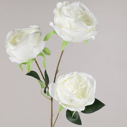 Цветок искусственный Пион белый 80 см / RF-1572 /уп 400/ - Галеонтрейд фото 5