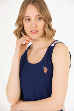 Женский темно-синий пижамный комплект Неожиданная скидка в корзине - U.s. polo assn фото 2