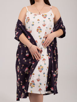 Комплект женский кулирка "АГАТА" ГРИБОЧКИ