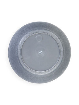 Цена за 3 шт. Горшок для цветов «Фиалочка», 500 мл, d=12.5 см, h=7 см, пластиковый, серый