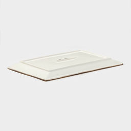 Блюдо сервировочное Magistro «Церера», фарфор, 28×17.5×2 см, белое