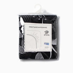 Простыня на резинке Этель Сумерки 180*200*25, 100% хлопок, бязь, 125г/м2  фото 4