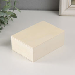 Шкатулка для росписи дерево «Прямоугольная», без замочка, 11×7.5×4 см