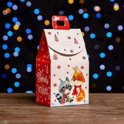 Цена за 5 шт. Подарочная коробка Домик Поделись историей,9,1 х 7 х 15,7 см - Simaland фото 3