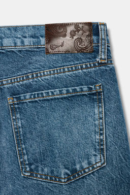 JEANS ZW COLLECTION WIDE LEG TIRO BAJO / Azul - Zara фото 3
