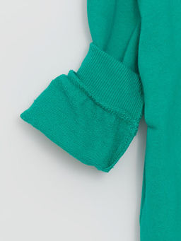 Bisiklet Yaka Uzun Kollu Bask?l? Erkek Bebek Sweatshirt - Waikiki фото 2