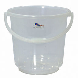 Ведро Deluxe 9л без крыш. ПРОЗРАЧНОЕ арт.Д0000632, 173