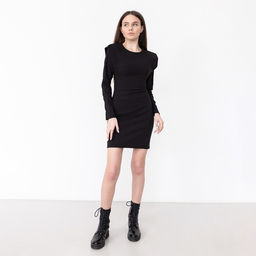 Платье женское короткое MIST: Dresses, чёрное, размер 46