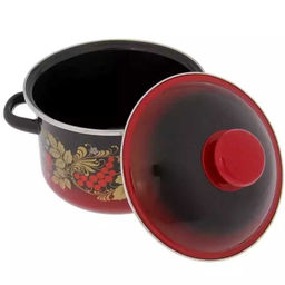 ЭМ_Кастрюля 2,0 л цил. РЯБИНА ЧЕРНАЯ н/о, арт. 7MD161М