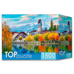 Пазлы 1500 TOPpuzzle "Город в горах"