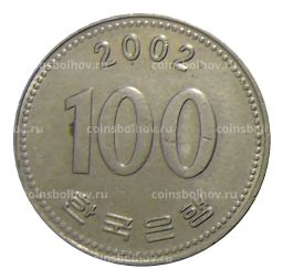 100 вон 2002 года Южная Корея