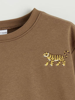 Nak??l? Erkek ?ocuk Kal?n Sweatshirt