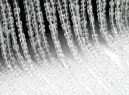 Бусины из циркона кубик гр.3*3мм цв.хрусталь, 39см, 120 бусин Радуга камня