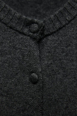BASIC PLAIN SHORT SLEEVE KNIT CARDIGAN - Zara фото 11