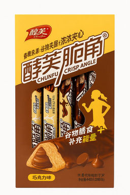 Хрустящие фитнес трубочки с Шоколадной начинкой (20 шт) 440 гр. - Sweet Joys фото 5