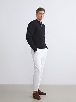 Dik Yaka Erkek Triko Kazak