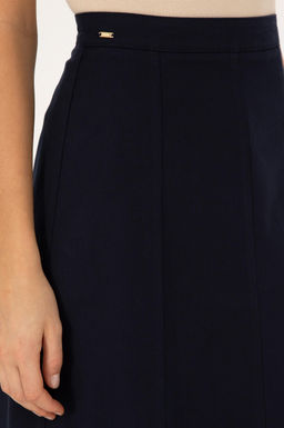 Kad_n Lacivert Dokuma Etek - U.s. polo assn фото 5