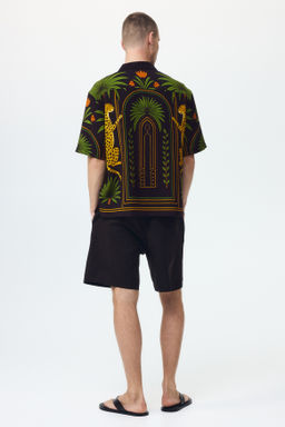 Camisa resort estampada Relaxed Fit - H&m фото 4