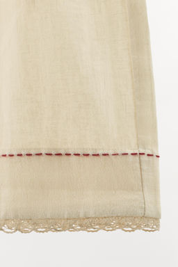 CONTRAST LINEN BLEND BERMUDA SHORTS - LIMITED EDITION - Zara фото 7