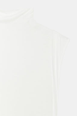 TOP ASIM?TRICO DRAPEADO / Blanco - Zara фото 10