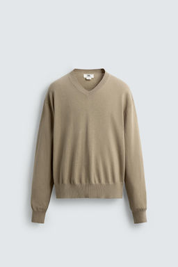 COTTON-RAMIE SWEATER - Zara фото 7
