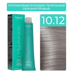 10,12 Платиновый блондин пепельный перламутровый, 100 мл Hyaluronic acid