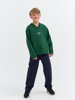 Брюки прямые для мальчика Синие 7+ - Bungly фото 7