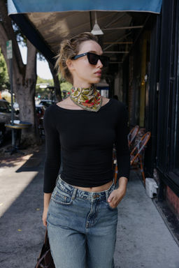 BOAT NECK T-SHIRT - Zara фото 2