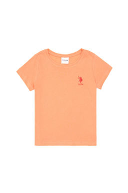 Базовая футболка Salmon для девочек Неожиданная скидка в корзине - U.s. polo assn фото 6