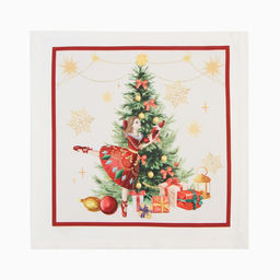 Набор салфеток сервировочных «Этель. Щелкунчик», 4 шт., белые, 40×40 см