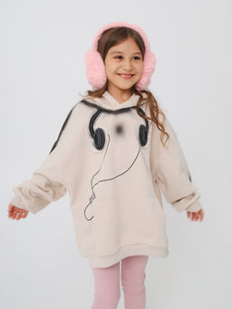 Наушники меховые FluffFold, розовые - Inzibe фото 5