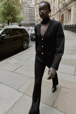 FLARE SEAMED LEGGINGS