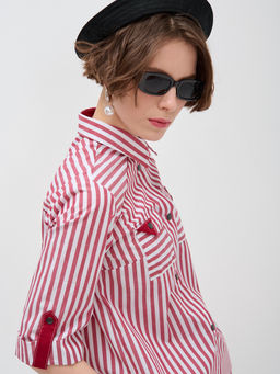 Платье с яркими вставками OD-273-2