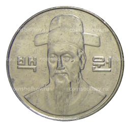 100 вон 2008 года Южная Корея