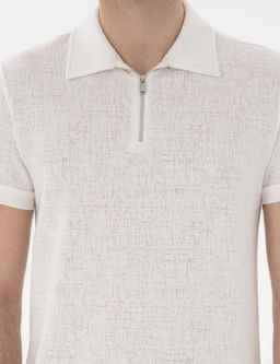 Ekru Slim Fit Ti__rt