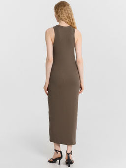 Платье женское коричневое - Mark formelle фото 2