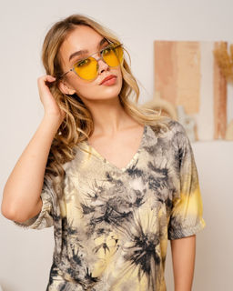 Футболка с вырезом мыс 17.3.4 - Sahar art lab фото 3