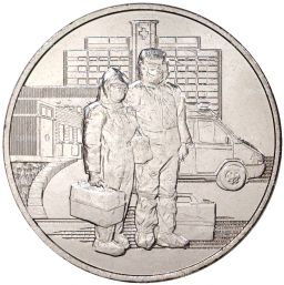 25 рублей 2020 года ММД Благодарность самоотверженному труду медицинских работников (COVID-19)