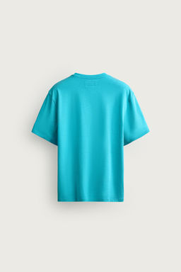 CAMISETA MEDIUM WEIGHT MANGA CORTA / Turquesa medio - Zara фото 8