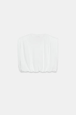 TOP GLOBO HOMBRERAS / Blanco