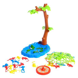 Настольная игра на ловкость Мартышкин хвост: рулетка, разноцветные мартышки - Лас Играс kids фото 4