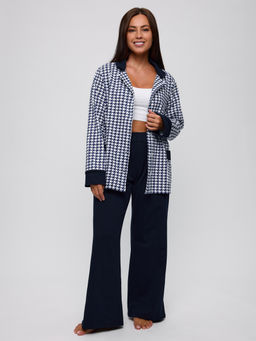 Пижама женская из футера Салли синий - Амадэль фото 10